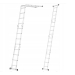 4x4 scharnierende aluminium ladder met platform